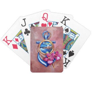 Anchor Tattoo Playing Cards