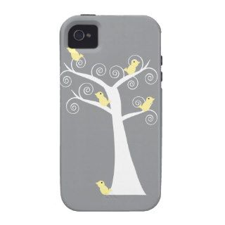 Five Yellow Birds in a Tree Case iPhone 4/4S Case