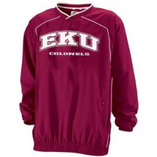 Eastern Kentucky Colonels Pullover Jacket (Maroon / M) : Clothing