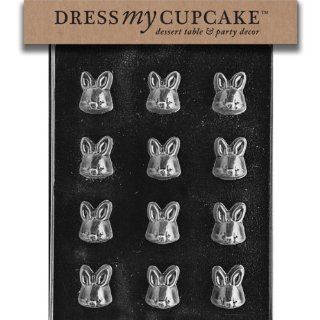 Dress My Cupcake DMCE448SET Chocolate Candy Mold, Bunny/Chick Bon Bon, Set of 6: Kitchen & Dining