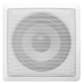 Acoustic Audio CS iw10sub 10 Inch Square In Wall Subwoofer (White): Electronics