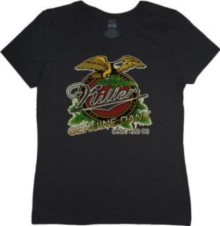 Killer genuine dank funny weed pot 420 ladies black T shirt: Novelty T Shirts: Clothing