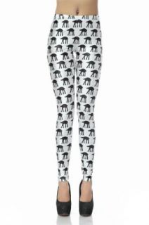 Pandolah Cartoon Cute Pants Printed Sexy Leggings Skinny Tights US 8 10 12 (Free Size, DK079) at  Womens Clothing store: