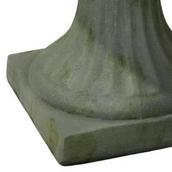 Christopher Knight Home Ulysses 22.5 inch Grey with Green Moss Urn Planter Christopher Knight Home Planters, Hangers & Stands