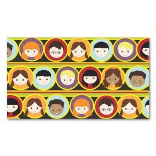 Many Children Collage Babysitting Business Card : Business Card Stock : Office Products