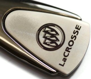 Buick LaCrosse Chrome Teardrop Key Fob Authentic Logo Key Chain Key Ring Keychain Lanyard: Automotive