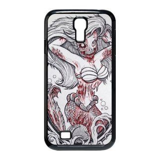 Zombie Disney Princesses Ariel Samsung Galaxy S4 Case for SamSung Galaxy S4 I9500 Plastic New Back Case: Cell Phones & Accessories