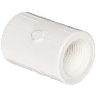 Spears 435 Series PVC Pipe Fitting, Adapter, Schedule 40, White, 1/2" Socket x NPT Female Industrial Pipe Fittings