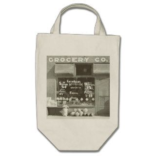 1936 grocery co tote bag