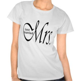 Mrs. Just Married Tee Shirt