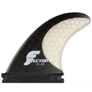 Vector II F4 (437) Carbon Fiber and Honeycomb Surfboard Fins : Sports & Outdoors