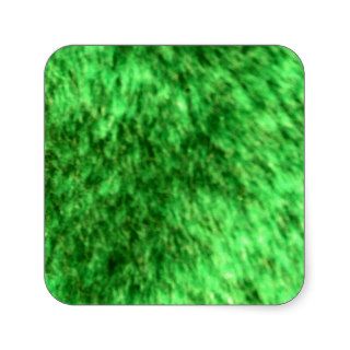 Green Faux Fur Stickers