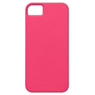 Solid Hot Pink Background Color FF3366 Background iPhone 5 Covers