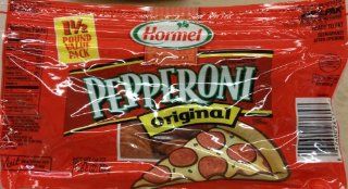 24oz Hormel Pepperoni Deli Thin Sliced (1.5 Pounds Total) : Grocery & Gourmet Food