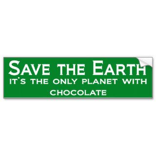 Save the Earth! Bumper Sticker