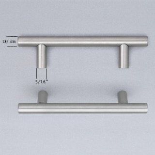 Omnia 9464/448 US32D Brushed Stainless Steel Cabinet Hardware Stainless Steel Bar Pull 17 5/8"   Cabinet And Furniture Pulls  