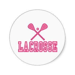 Lacrosse Pink Sticker
