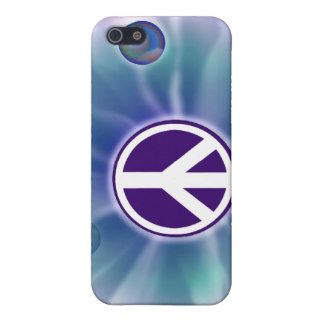 Peace Sign Tie Dye Purple iPhone 4 Speck Case iPhone 5 Cover