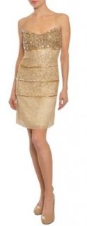 Aidan Mattox Shimmering Rhinestone Encrusted Cocktail Party Dress (8) at  Womens Clothing store: