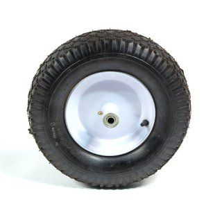 WB 468 K 480/400 x 8 Inch   2 Ply Replacement Wheelbarrow Wheel With Knobby Tread : Lawn Mower Parts : Patio, Lawn & Garden