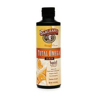 Barlean's Organic Oils Total Omega 3 6 9 Swirl, Orange Cream 16 fl oz (454 g): Health & Personal Care
