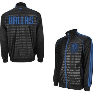adidas Dallas Mavericks Groove Track Jacket  Sports Fan Outerwear Jackets  Sports & Outdoors