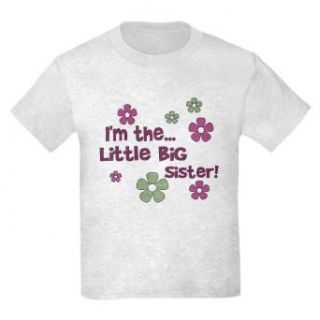 CafePress Little Big Sister Kids Light T Shirt: Clothing