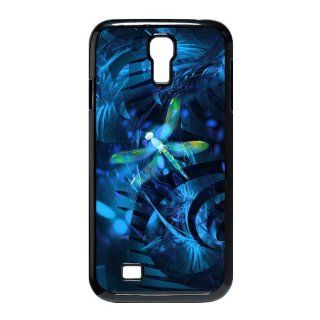 Dragonfly Samsung Galaxy S4 i9500 Case Insect Beautiful Cases Cover Blue: Cell Phones & Accessories