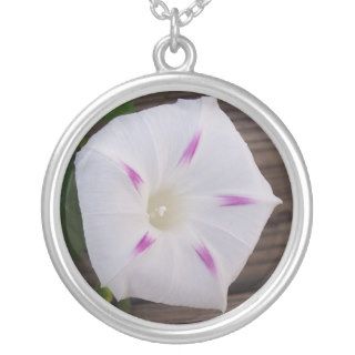 Morning Glory White Pendants