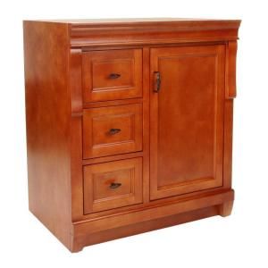 Foremost Naples 30 in. W x 21.75 in. D x 34 in. H Vanity Cabinet Only in Warm Cinnamon NACA3021DL