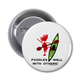 Kayak Shirt, Kayak Gift, Bumper Sticker and more! Pinback Button