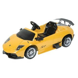 Dexton Kids Ride On Vehicle Lamborghini Murciealgo LP 670 4 SV In Yellow: Toys & Games