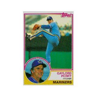 1983 Topps #463 Gaylord Perry : Sports Related Trading Cards : Sports & Outdoors