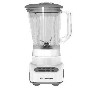 KitchenAid KSB465WH 4 Speed Countertop Blender with 48 Ounce Polycarbonate Jar, White: Kitchen & Dining