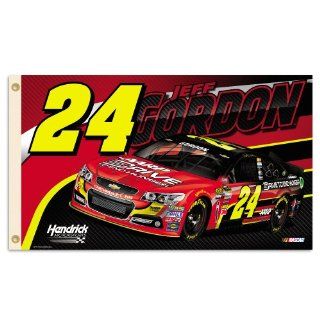 Nascar Jeff Gordon 2 Sided Flag with Grommets, 3 x 5 Feet  Sports Fan Outdoor Flags  Sports & Outdoors