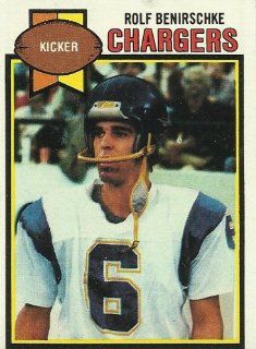 1979 Topps Rolf Benirschke (San Diego Chargers) Football Trading Card #483 