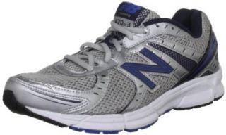 New Balance Men's M470v3 Running Shoe, Silver/Blue, 7 D US: Shoes