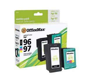 OfficeMax Black/Tri Color Ink Cartridge Combo Pack Compatible with HP 96/97 (C9353FN): Electronics