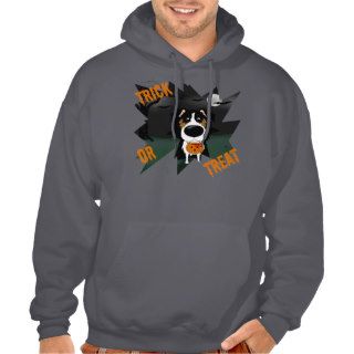 Tri Australian Shepherd Halloween Vampire Hoody