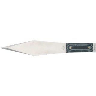 Rough Rider Knives 489 Small Thrower Fixed Blade Knife with Black Micarta Handles: Sports & Outdoors