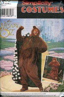 Simplicity Wizard of Oz Adult Costume Sewing Pattern ~ Cowardly Lion ~ S/M/L: Sewing Templates: Clothing