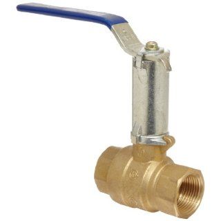 Milwaukee Valve BA 475B xH Series Brass Ball Valve with Extension Stem, Two Piece, Inline, Lever, 3/4" NPT Female: Industrial Ball Valves: Industrial & Scientific