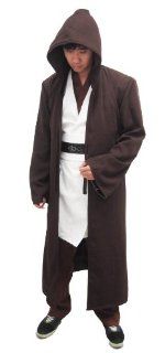 Star Wars Episode IIIRevenge of the Sith,Obi Wan Kenobi Deluxe Cosplay Hooded Costume Suit for Adult Size XL Toys & Games