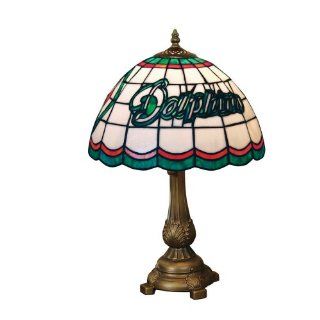 NFL Miami Dolphins Tiffany Table Lamp : Furniture : Sports & Outdoors