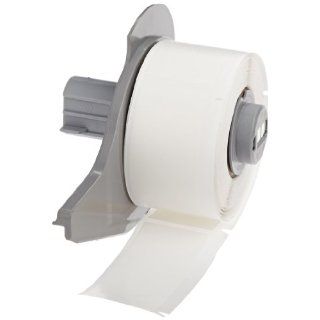 Brady M71 21 498 Repositionable Vinyl Cloth BMP71 Labels , White (100 Labels per Roll, 1 Roll per Package): Industrial & Scientific