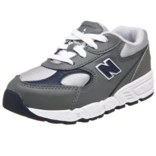 New Balance Infant/Toddler KJ498GRI Sneaker,Grey,2 M US Infant: Shoes