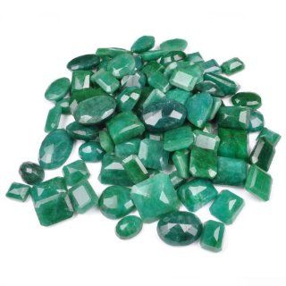 Mixed Cut Natural Beautiful 482.00 Ct Precious Green Emerald Loose Gemstones Lot: Aura Gemstones: Jewelry