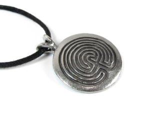 Wiccan Pathfinder for Protection Pewter Pendant: Jewelry