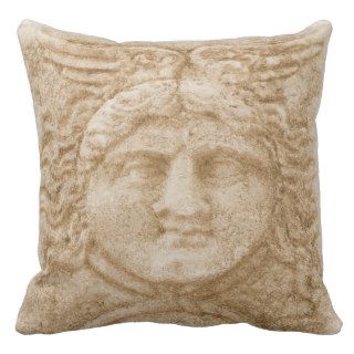 Greek God Hermes PICTURE ancient image of Hermes Throw Pillow