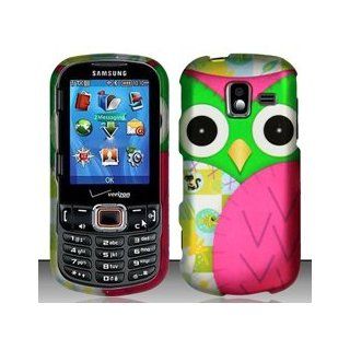 Samsung Intensity 3 U485 (Verizon) Colorful Owl Design Hard Case Snap On Protector Cover + Free Animal Rubber Band Bracelet: Cell Phones & Accessories